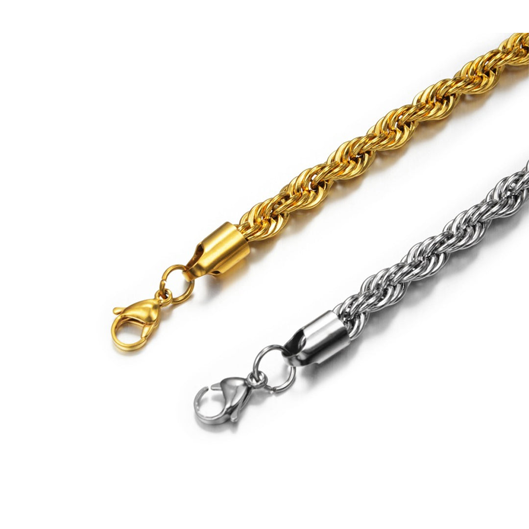 Stainless Steel Luxury Rope Bracelet