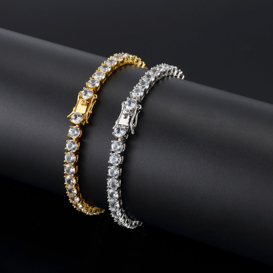Cubic Zirconia 5mm Crystal Shiny Rhinestone Bracelet