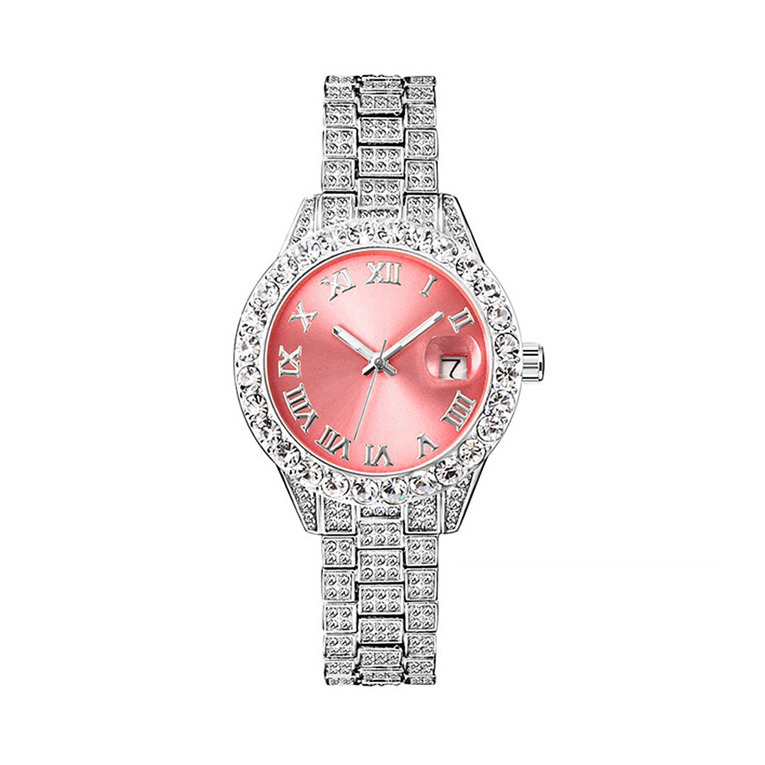 Elegant Rhinestone Multifunctional Watch for Women