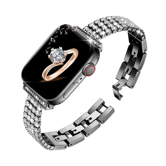 Bling Rhinestone Apple Watch Metal Band
