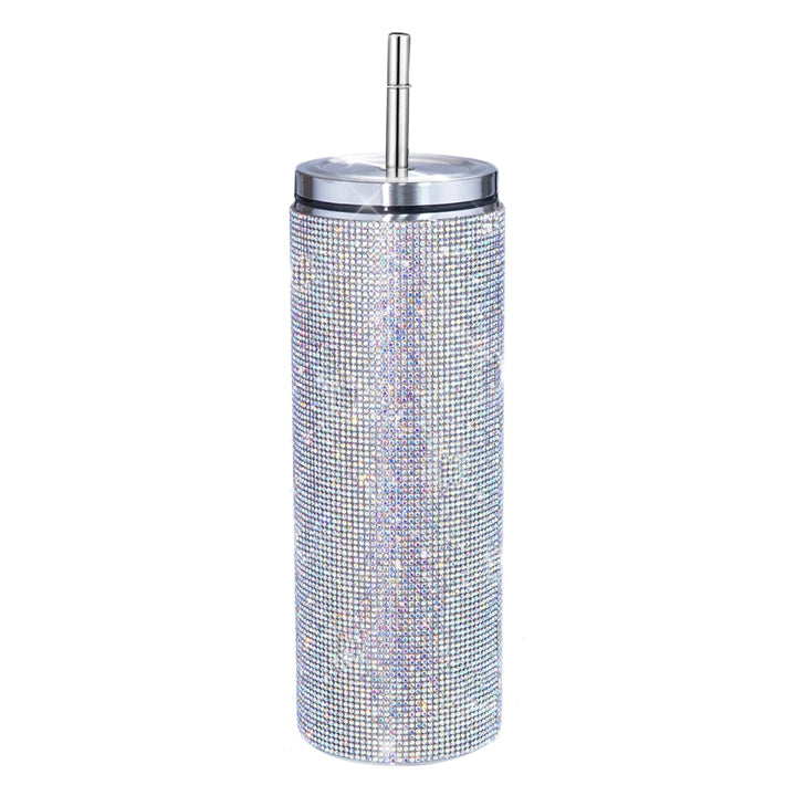 Rhinestone Insulated Sports Bottle – 600ml