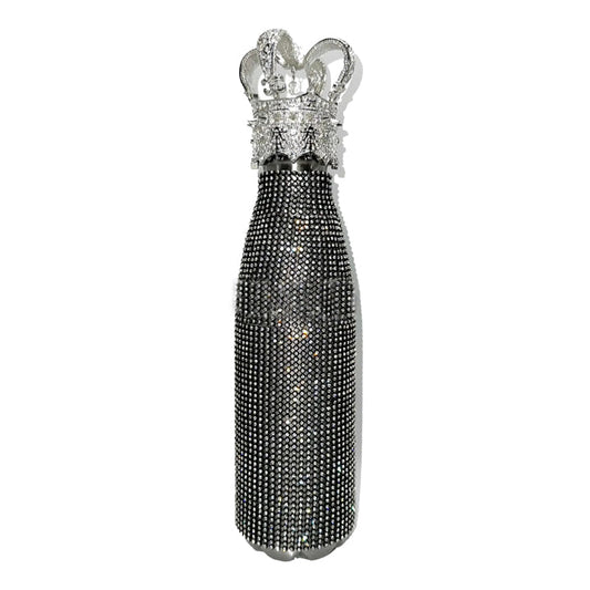 Crown Rhinestone Insulated Water Cup