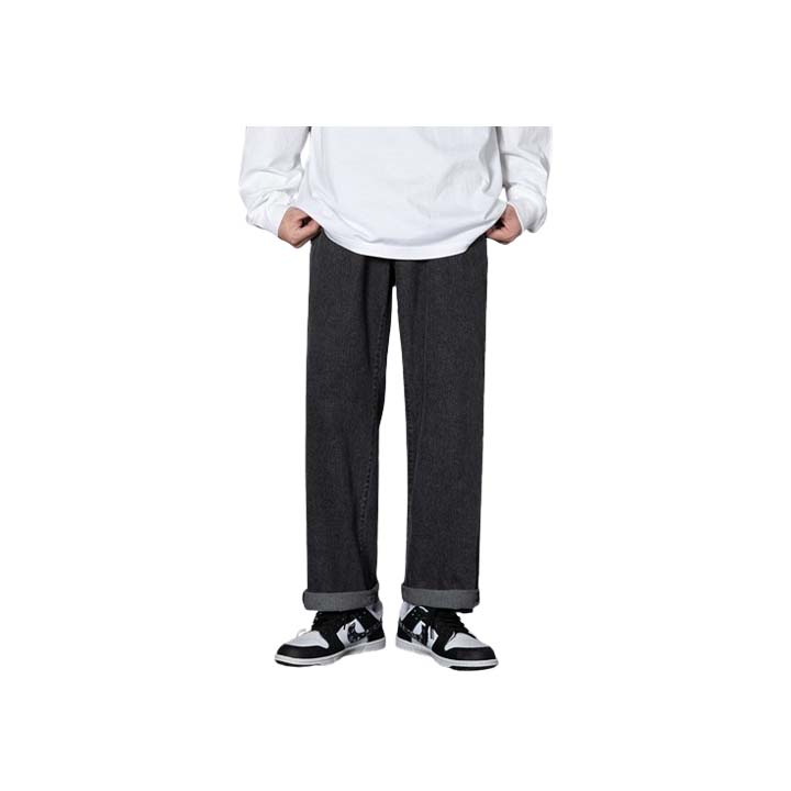 Men's Light Blue Straight Fit Denim Jeans