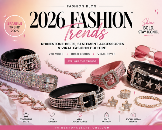 2026 Fashion Trends: Rhinestone Belts, Statement Accessories & Viral Fashion Culture