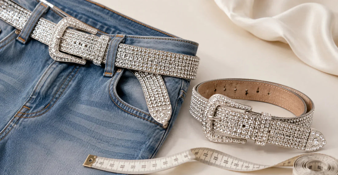 Rhinestone Belt Size Guide: How to Measure and Choose the Right Fit