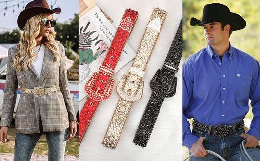 Unisex Rhinestones Belts for Summer
