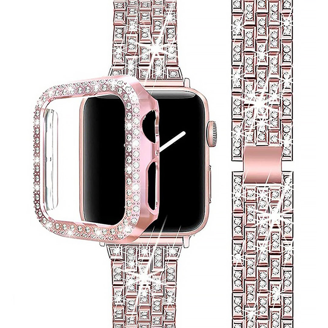 Metal Rhinestone Apple Watch Band