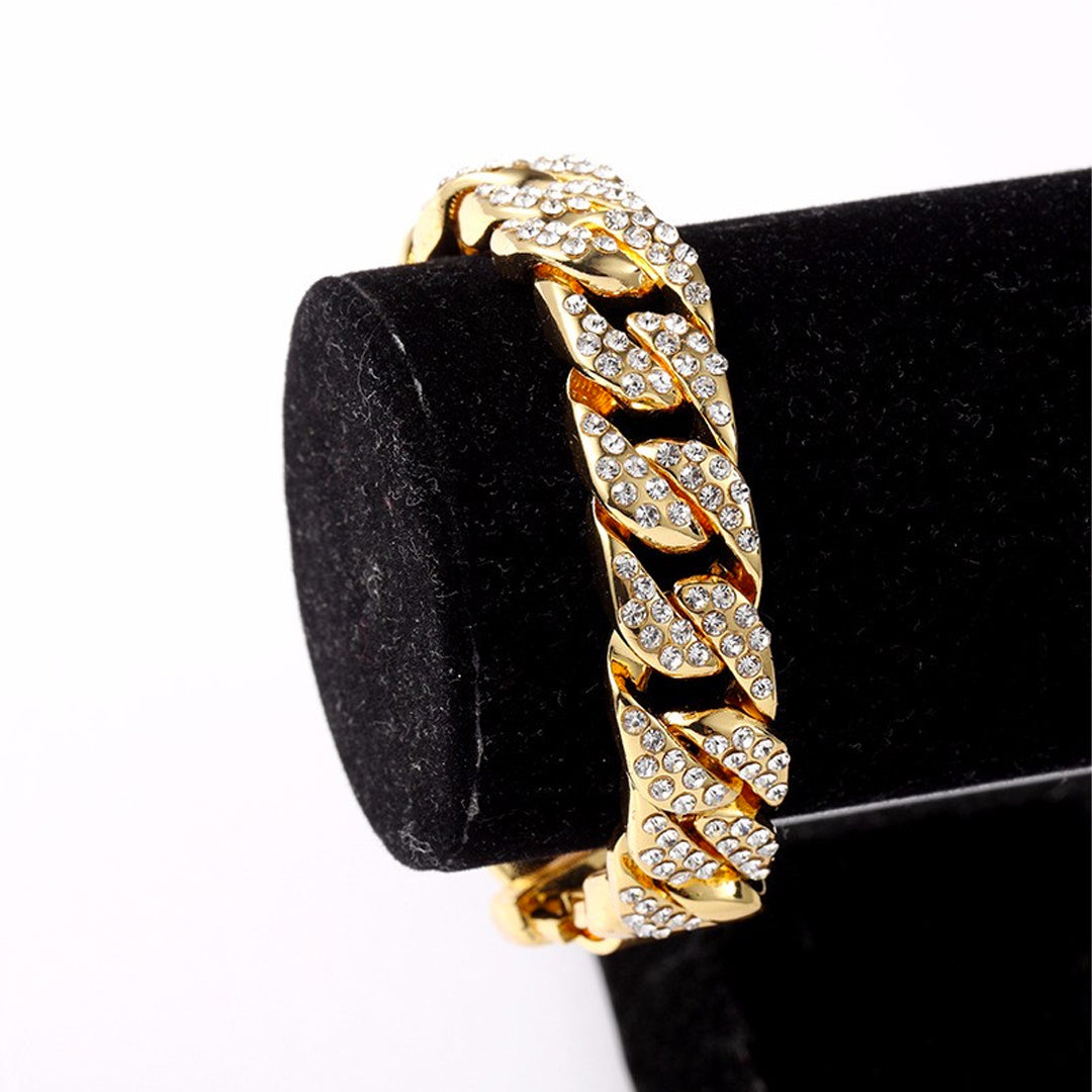 Luxury Iced Out Gold Hip Hop Bracelet