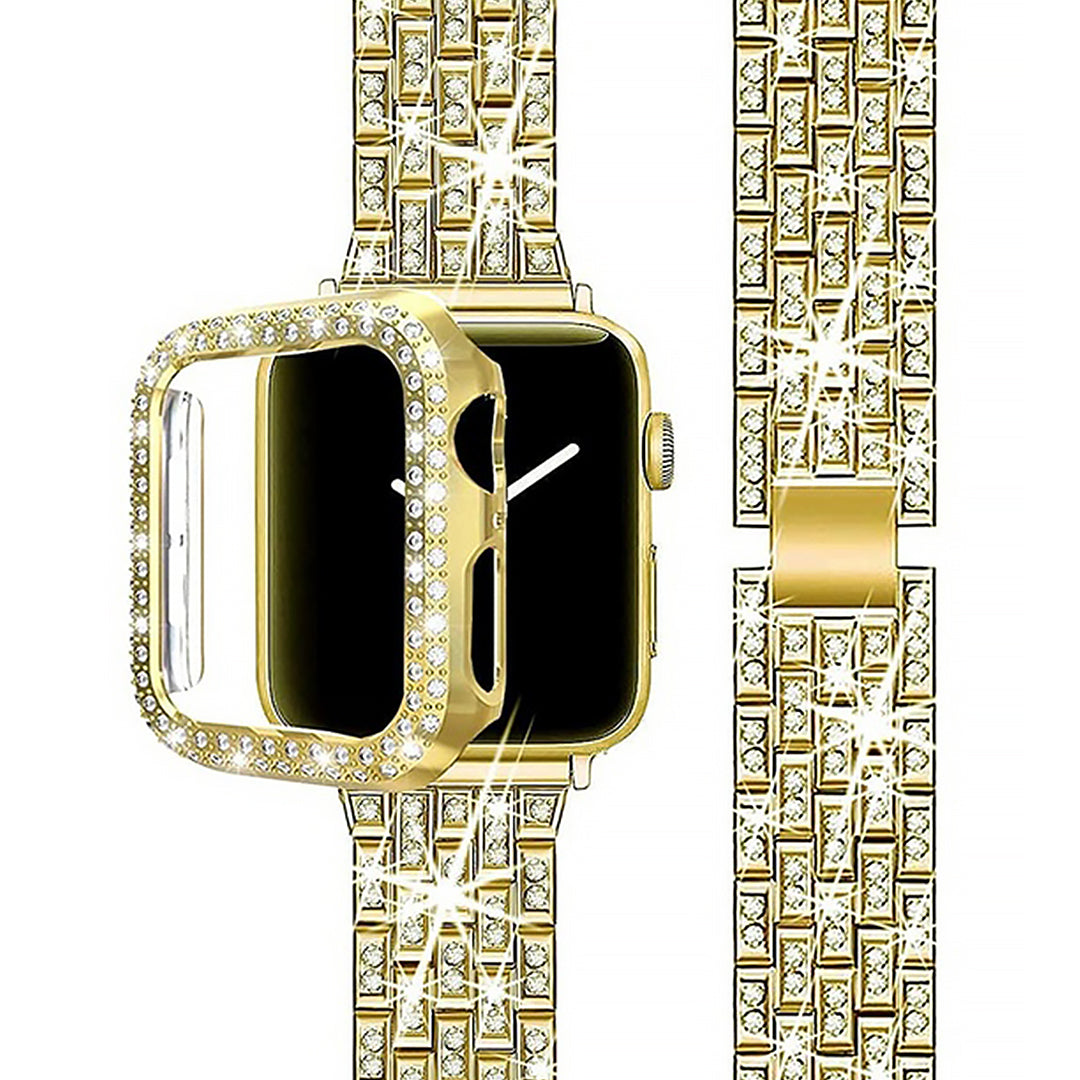 Metal Rhinestone Apple Watch Band