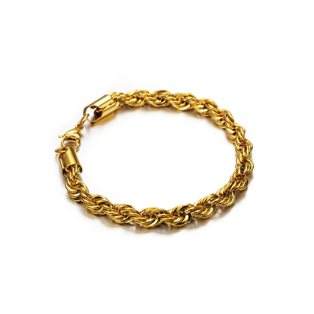 Stainless Steel Luxury Rope Bracelet