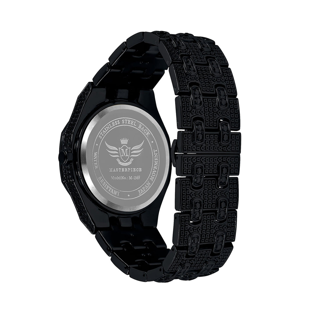 Winsome Iced Out Watch & Bracelet