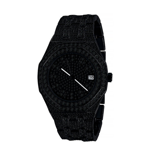 Winsome Iced Out Watch & Bracelet