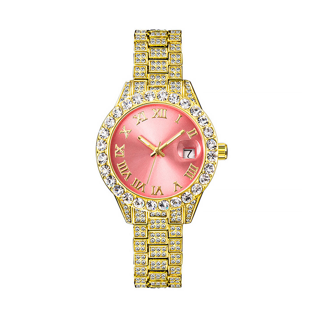 Elegant Rhinestone Multifunctional Watch for Women