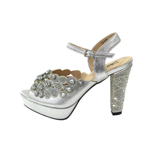 Women's Sexy High Heels Party Rhinestone Sandal