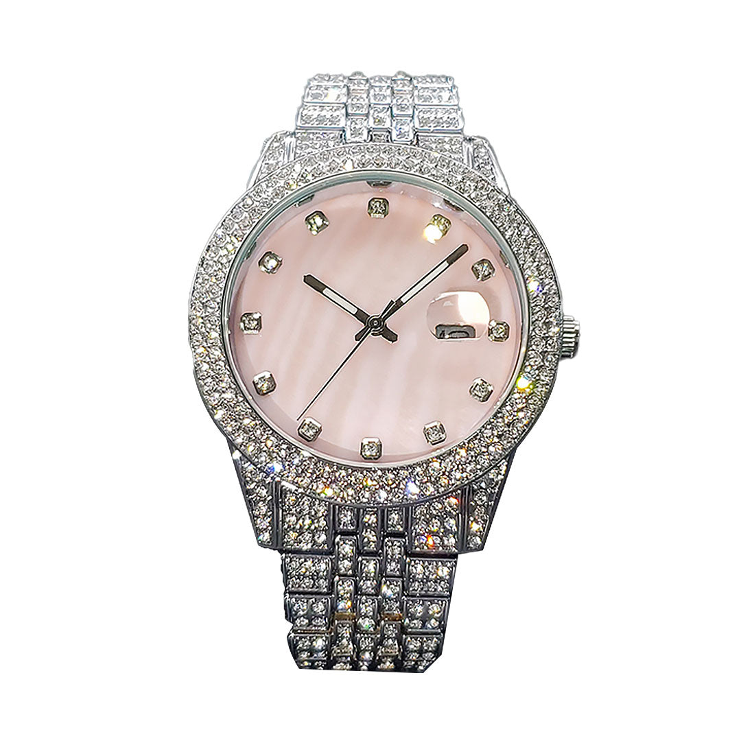 Women's Designer Iced Out Rhinestone Watch
