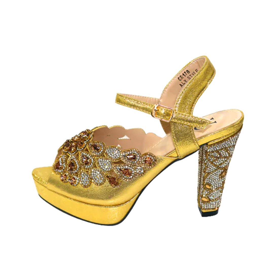 Women's Sexy High Heels Party Rhinestone Sandal