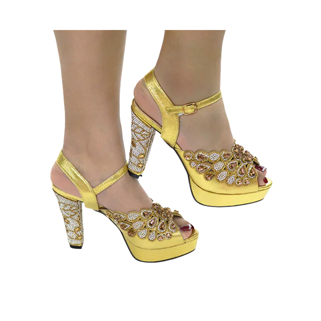 Women's Sexy High Heels Party Rhinestone Sandal