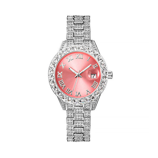 Elegant Rhinestone Multifunctional Watch for Women