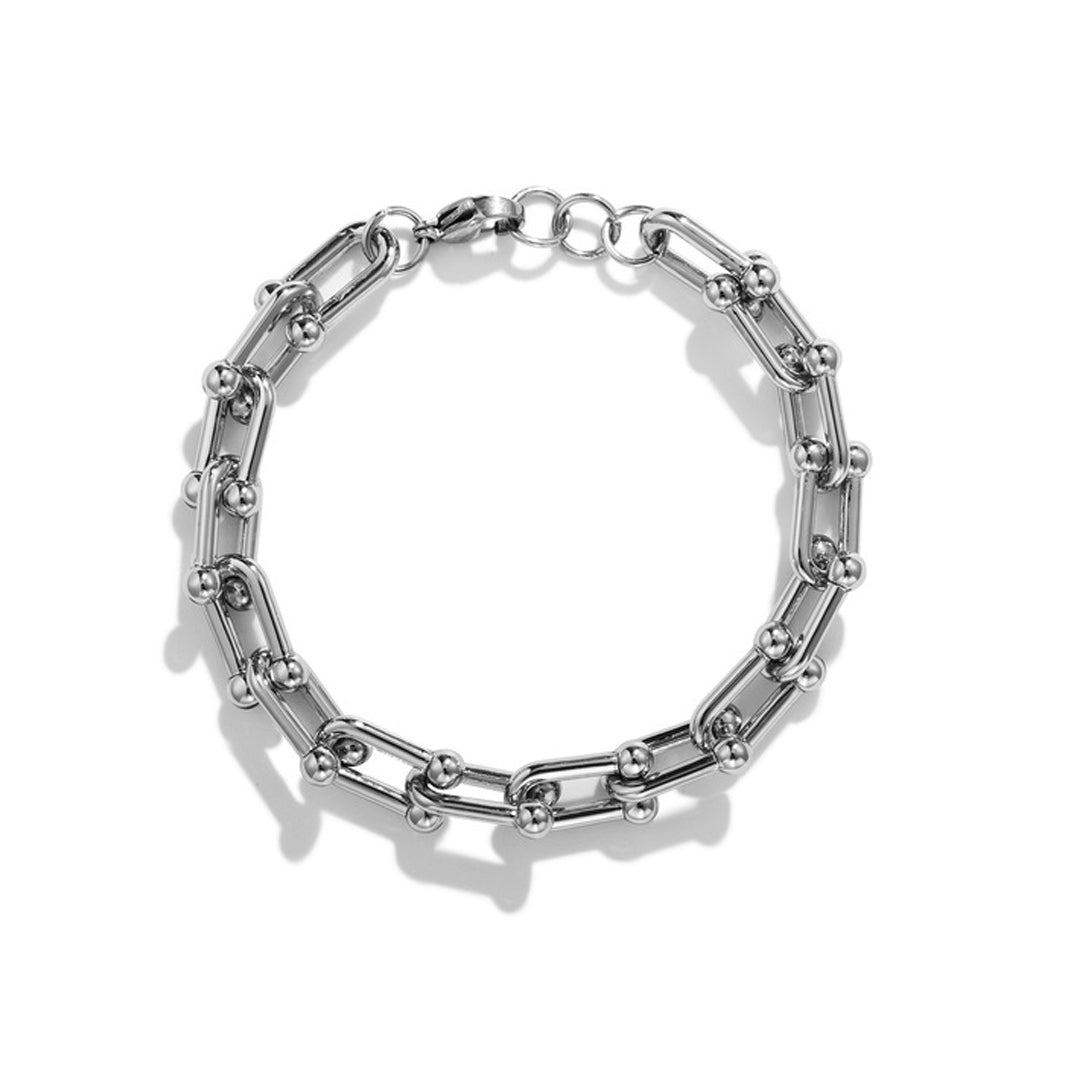 Stainless Steel Solid Chain Bracelet