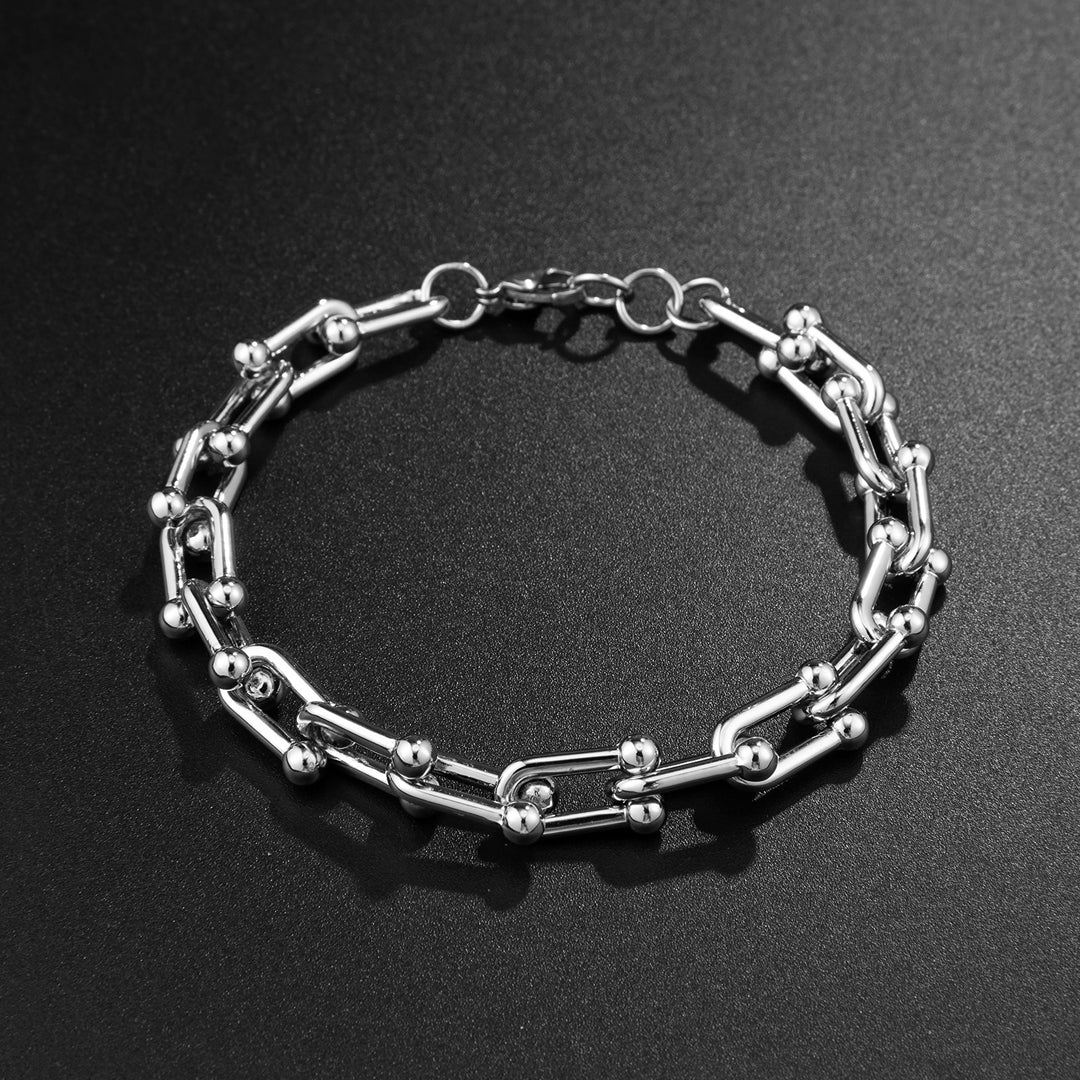 Stainless Steel Solid Chain Bracelet