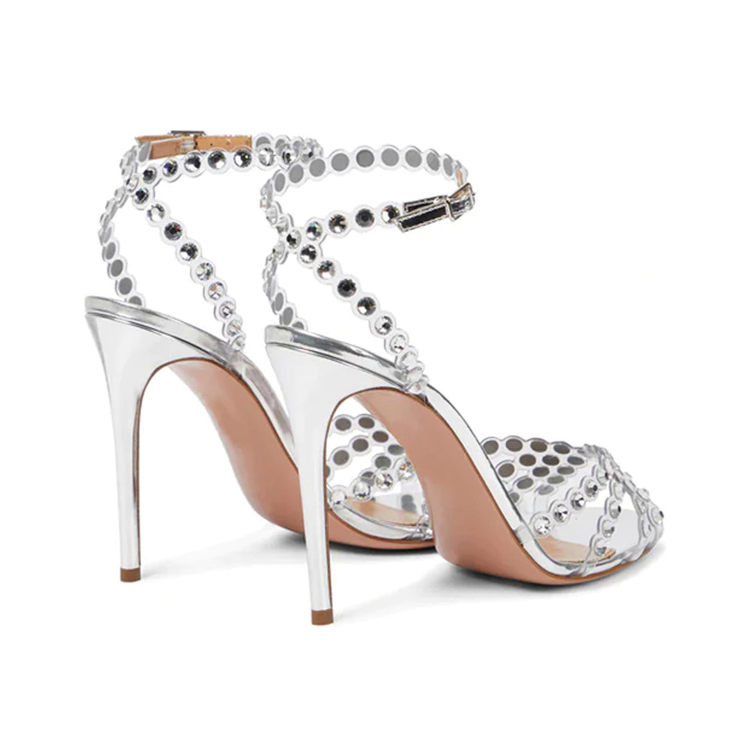 Women's Sequined Crystal High Heels Sandal