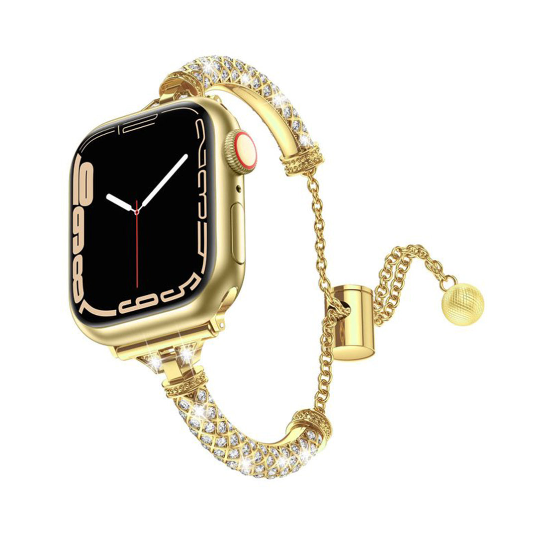 Fashion Bracelet Style Rhinestone Watch Strap