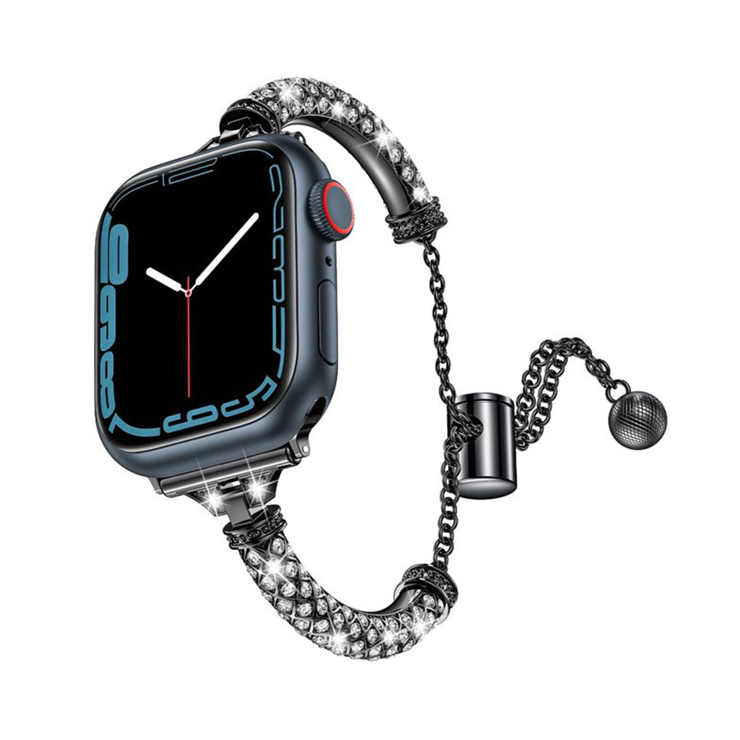 Fashion Bracelet Style Rhinestone Watch Strap