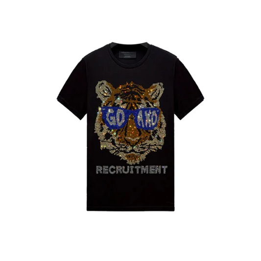 Rhinestone Tiger Swag T-shirt