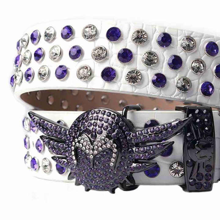 Angel Wing Rhinestone Belt