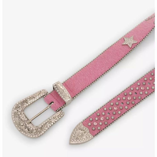 Pink Star Bling Rhinestone Belt