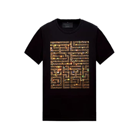 Men's Casual Short Sleeve T-Shirts with Rhinestones – Stylish & Comfortable Summer Fashion