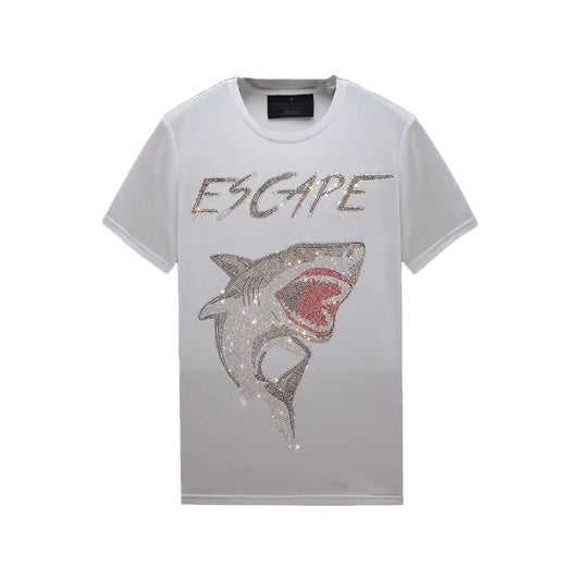 Men's Shark Rhinestone T-Shirt