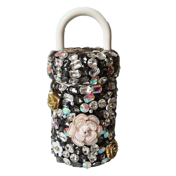 Sparkling Rhinestone Insulated Water Bottle