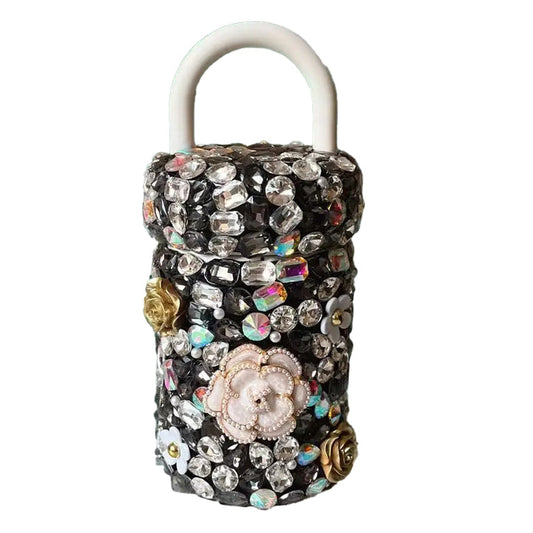 Sparkling Rhinestone Insulated Water Bottle