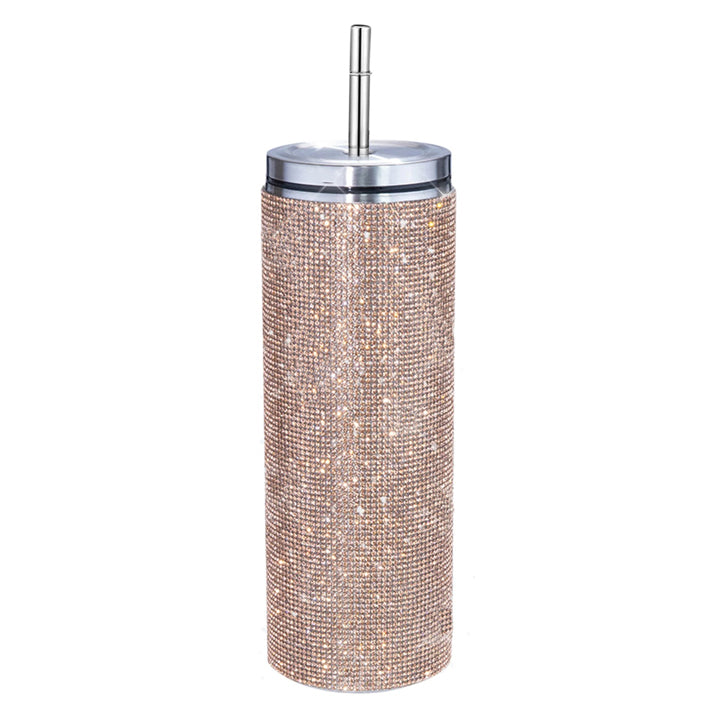 Rhinestone Insulated Sports Bottle – 600ml