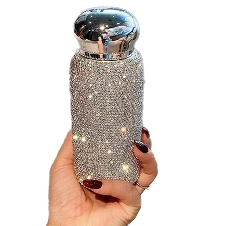 Rhinestone Insulated Water Bottle – 260ML