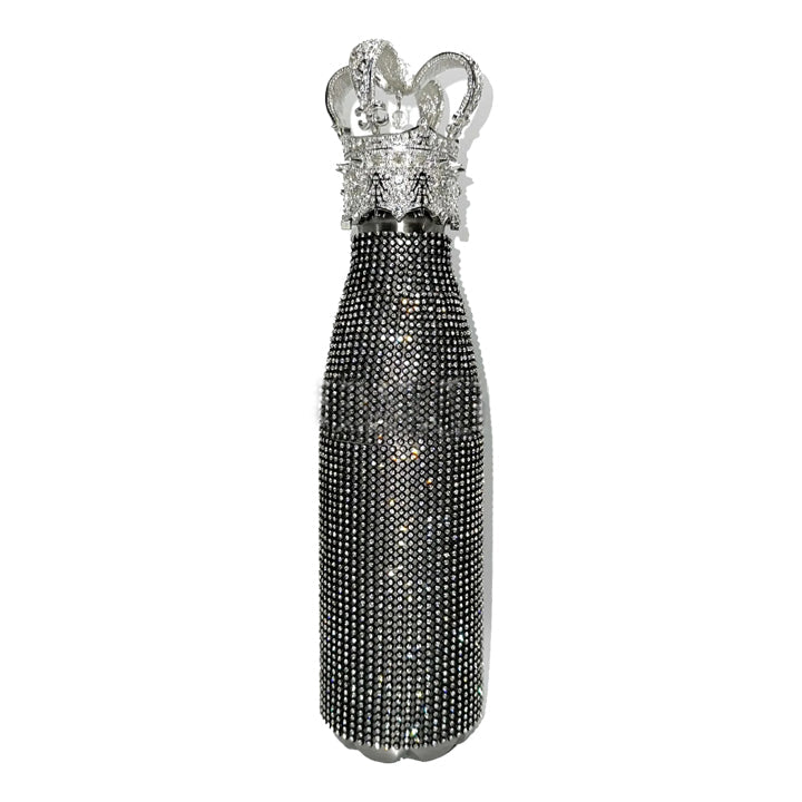 Crown Rhinestone Insulated Water Cup