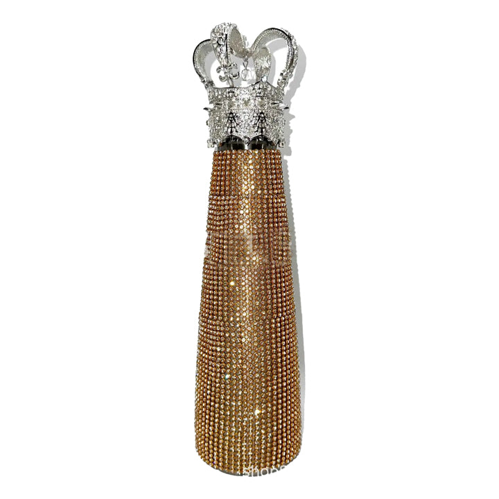 Crown Rhinestone Insulated Water Cup