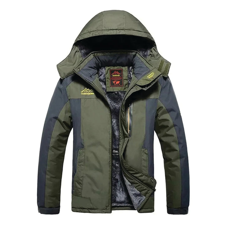 Men’s Tactical Fleece-Lined Winter Jacket