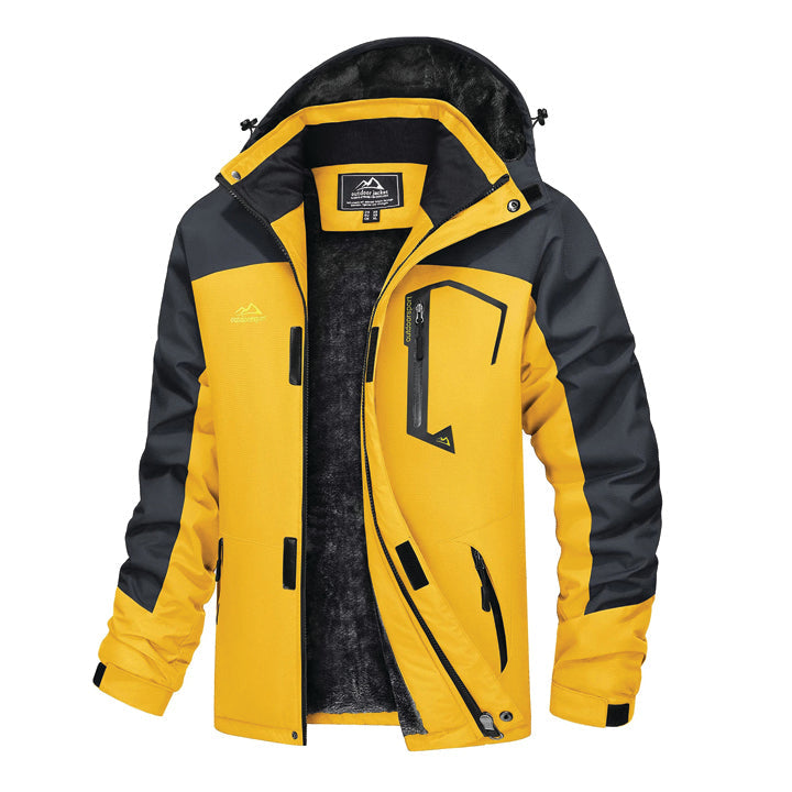 Men’s Hooded Fleece Ski Jacket