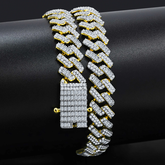 Men's Cuban Link Chain - 12MM Gold-plated Miami Cuban Link Chain