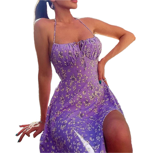 Cut Out Maxi Dress Summer Women Fashion Sexy Party Club