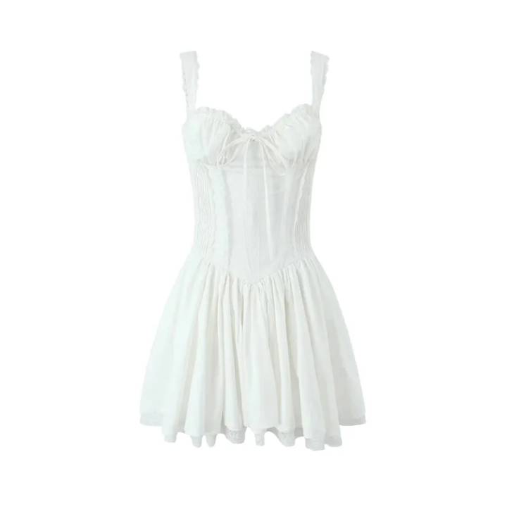 Women Corset Tuscany Serenade Milkmaid Mini Dress