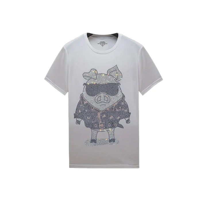 Rhinestone Bear Pop Style T-shirt