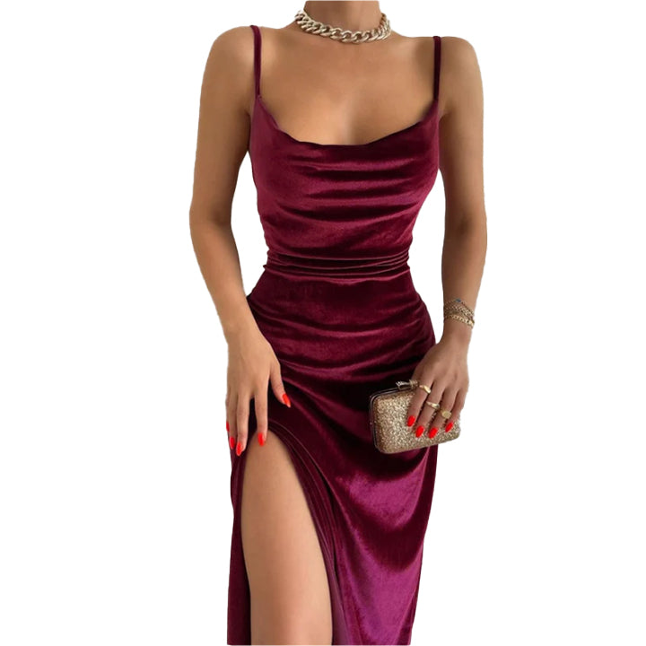 Elegant Party Club Bodycon Midi Dress 
