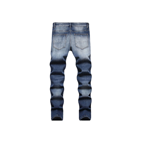 Men's Ripped Slim Streetwear Denim Jeans