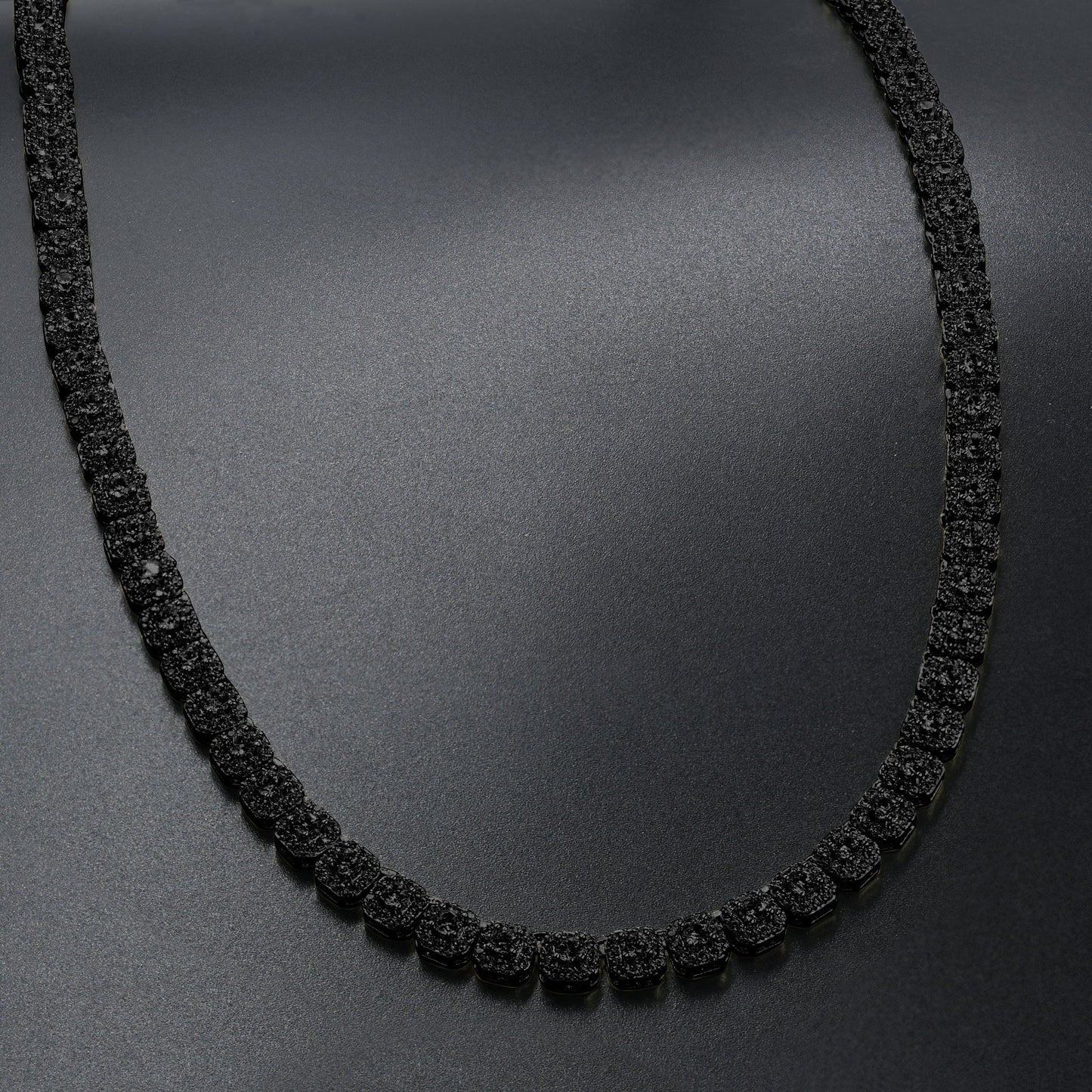Black Tennis Chain - 5mm