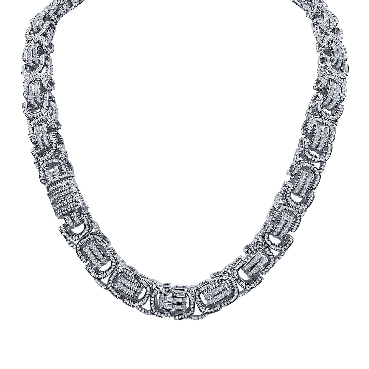 PROSAIC Gold & Silver CZ Brass Chain