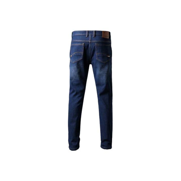 Men's Retro Fleece Stretch Slim Denim Jeans