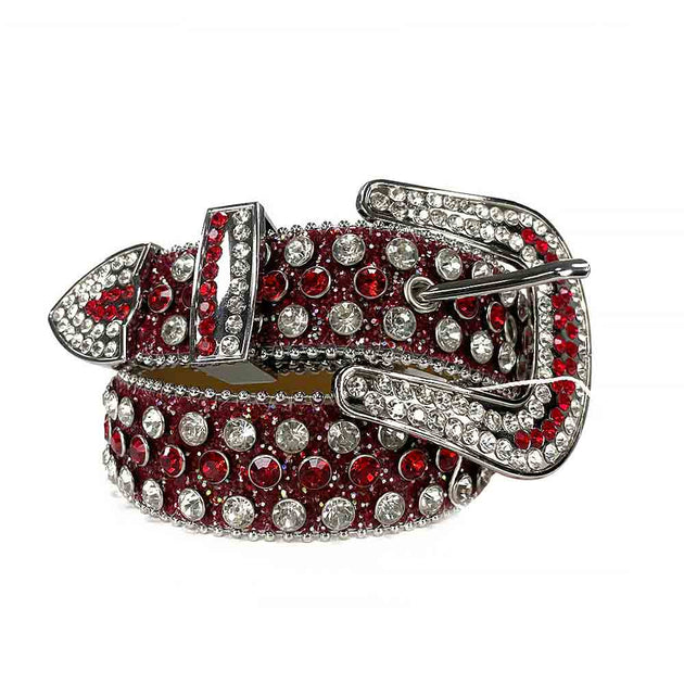 Red Rhinestone Belt | Rhinestone Belt Store